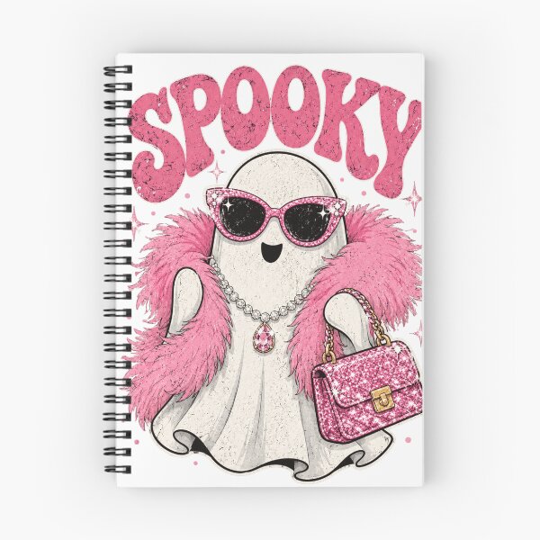Item preview, Funny Spooky Ghost Pink Glam Halloween Coquette Fashion Vintage Cute designed and sold by ZAKE-store.