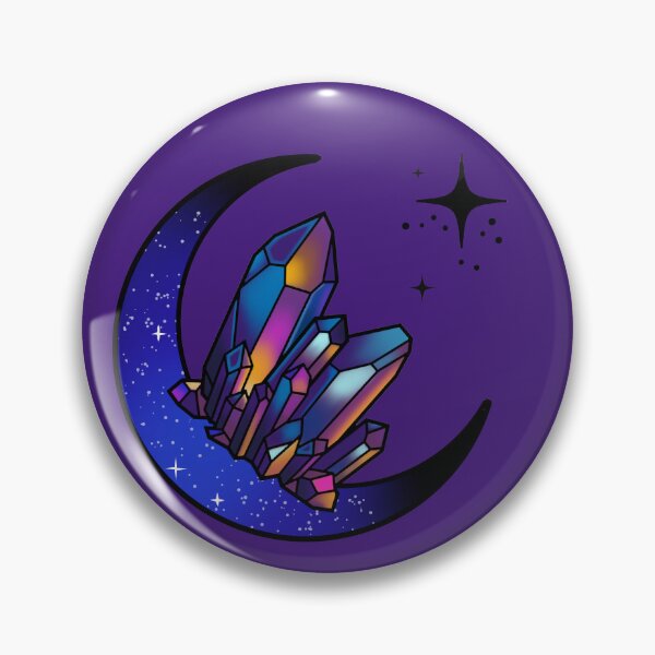 Item preview, Crystal Witchy Moon and Stars designed and sold by Withencroft.