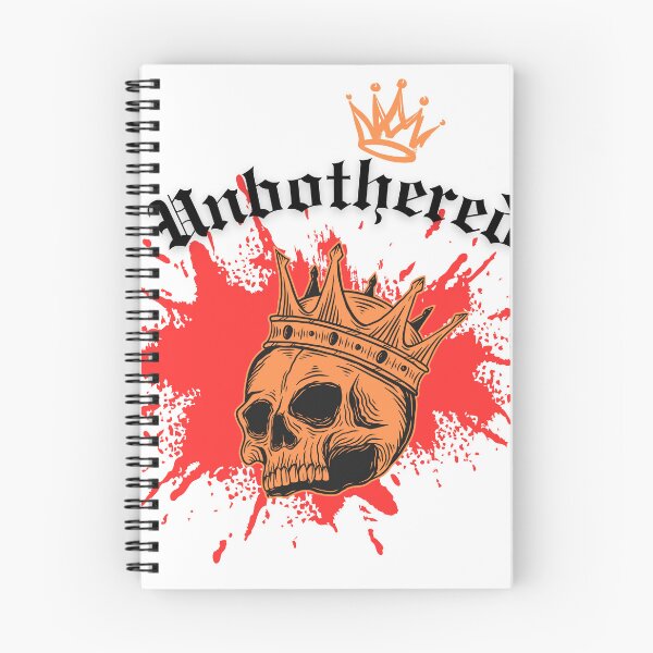 Item preview, Unbothered Skull Wearing Golden Crown designed and sold by AhmadAnnaPrints.