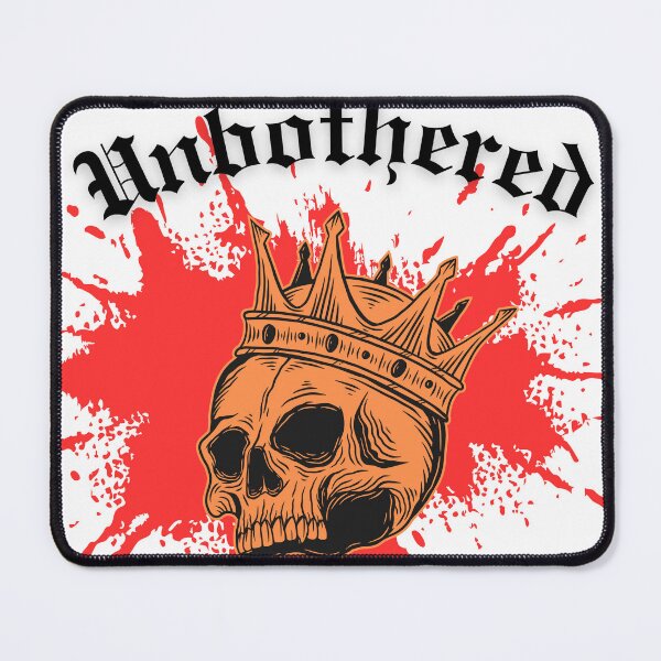 Item preview, Unbothered Skull Wearing Golden Crown designed and sold by AhmadAnnaPrints.
