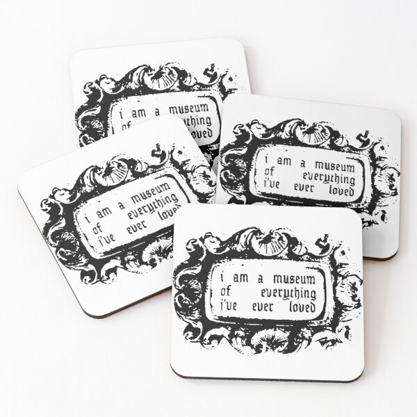 Item preview, I Am A Museum Of Everything I've Ever Loved | Vintage Gothic Quote designed and sold by destelloacido.