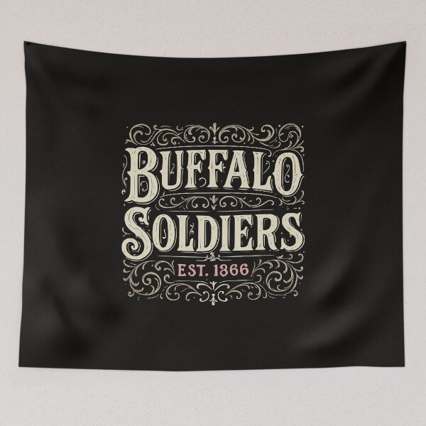 Item preview, Buffalo Soldiers Vintage Victorian Cream designed and sold by Gene Brown Designs.