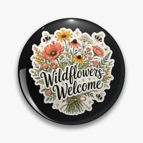 Item preview, Wildflowers Welcome designed and sold by Sketchlegacy.
