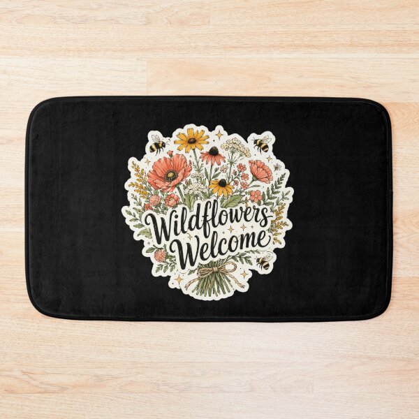 Item preview, Wildflowers Welcome designed and sold by Sketchlegacy.