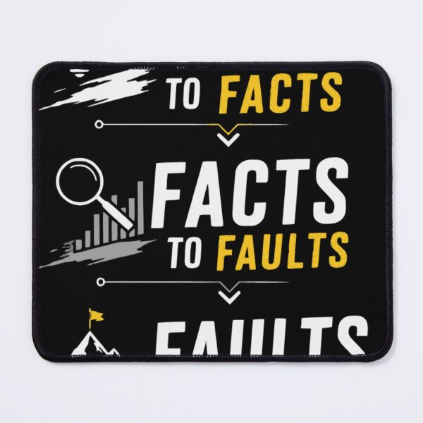 Item preview, Truth to Facts, Facts to Faults, Faults to Wisdom Minimalist Motivational T-Shirt Design designed and sold by Obiechefu.