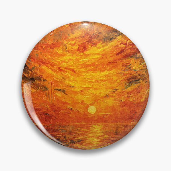 Item preview, Ember Horizon Sunset Painting designed and sold by Edge Of The Easel.