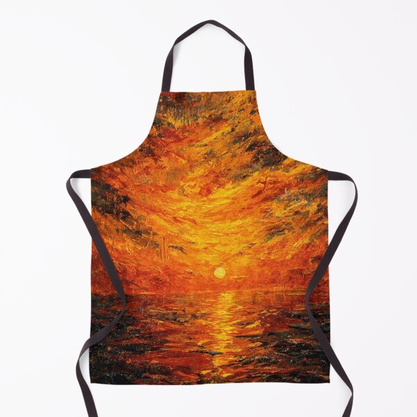 Item preview, Ember Horizon Sunset Painting designed and sold by Edge Of The Easel.