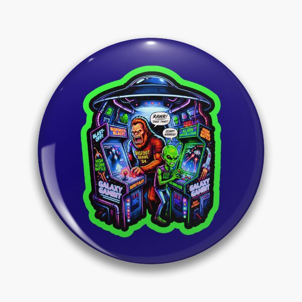 Item preview, Bigfoot Alien Arcade designed and sold by WoodburyLake.