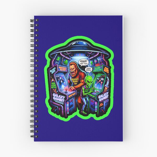 Item preview, Bigfoot Alien Arcade designed and sold by WoodburyLake.
