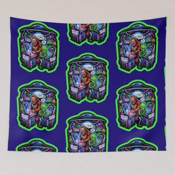 Item preview, Bigfoot Alien Arcade designed and sold by WoodburyLake.