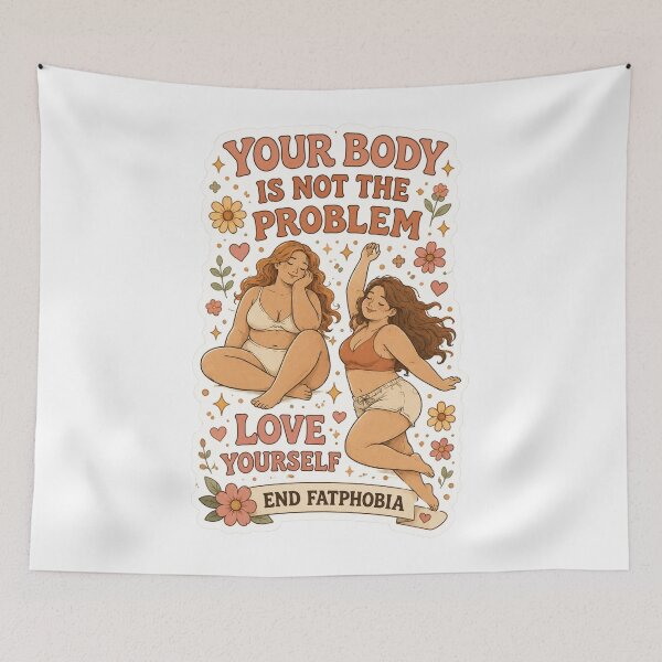 Item preview, Your Body Is Not The Problem designed and sold by Mas que un número.