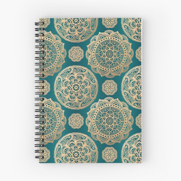 Item preview, Green Gold Mandala Pattern designed and sold by Julie Erin Designs.