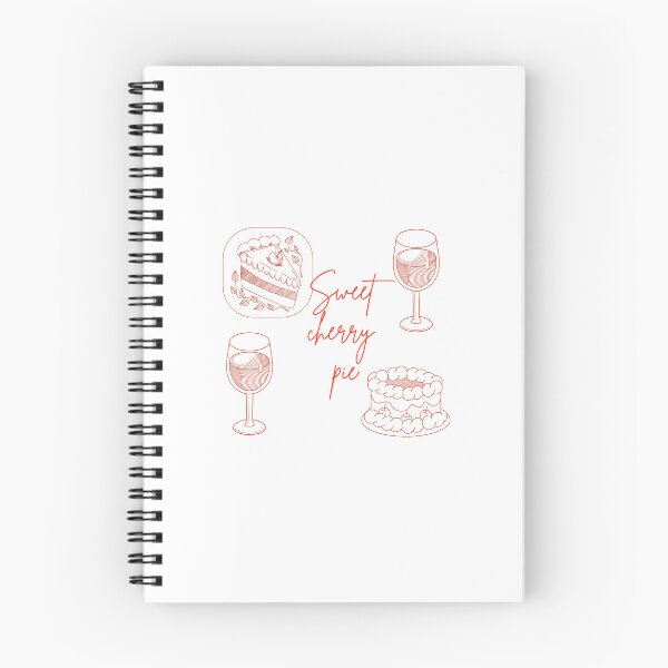 Item preview, Cherry pie slice illustration, dessert graphic, sweet cherry pie clip art, bakery illustration designed and sold by HandmadebyNina.
