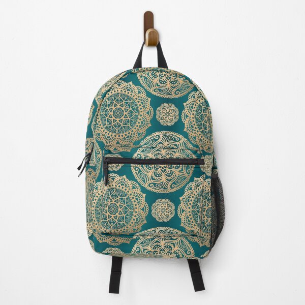 Item preview, Green Gold Mandala Pattern designed and sold by Julie Erin Designs.