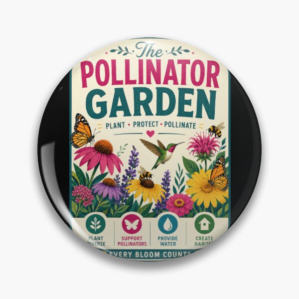 Item preview, The Pollinator Garden designed and sold by Sketchlegacy.