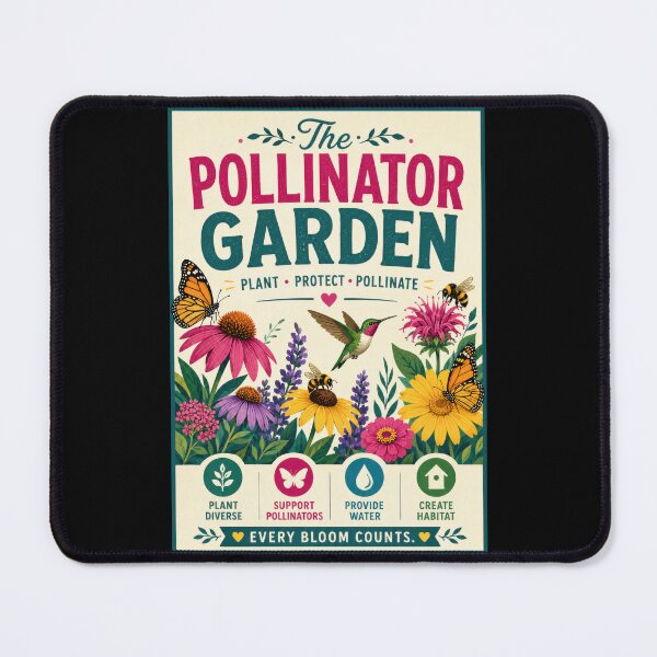 Item preview, The Pollinator Garden designed and sold by Sketchlegacy.