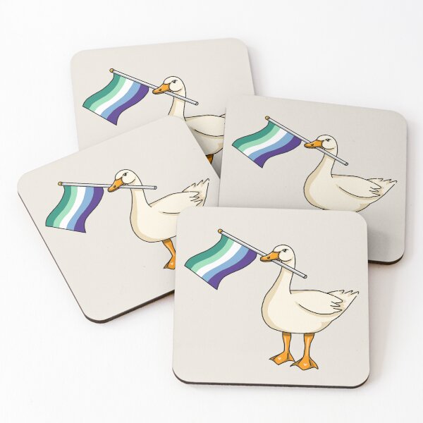 Artikelvorschau, Pride Goose – Regenbogenflagge entworfen und verkauft von LMaccaMakes.