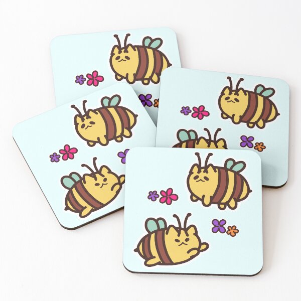 Item preview, Cute cat bees designed and sold by Winterley.