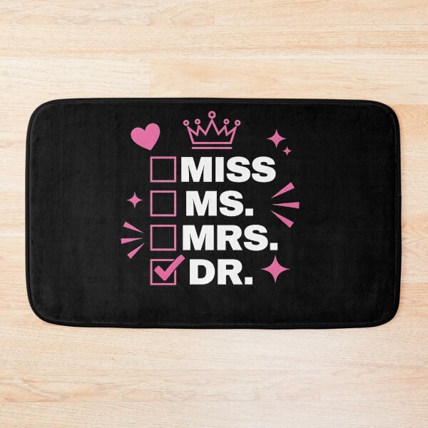Item preview, Doctoral Thesis Miss Ms. Mrs. Dr. Doctorate Women Doctor Graduation designed and sold by viectory.