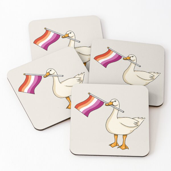 Item preview, Pride Goose - Lesbian Flag designed and sold by LMaccaMakes.