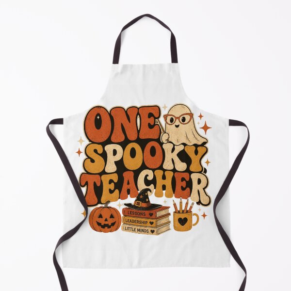 Item preview, Funny One Spooky Teacher Ghost Halloween Classroom Vintage Educator Cute designed and sold by ZAKE-store.