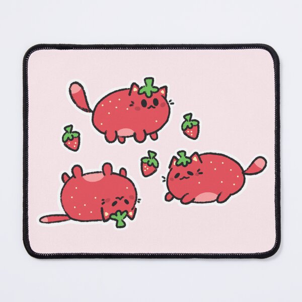 Item preview, Cute strawberry cats designed and sold by Winterley.
