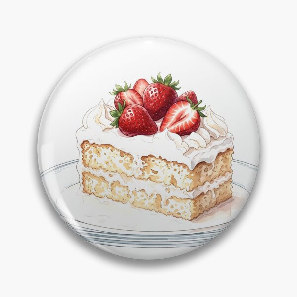 Item preview, Pegatina de postre de pastel Tres Leches | Ilustración de comida dulce designed and sold by Mathias Yakubu Design.