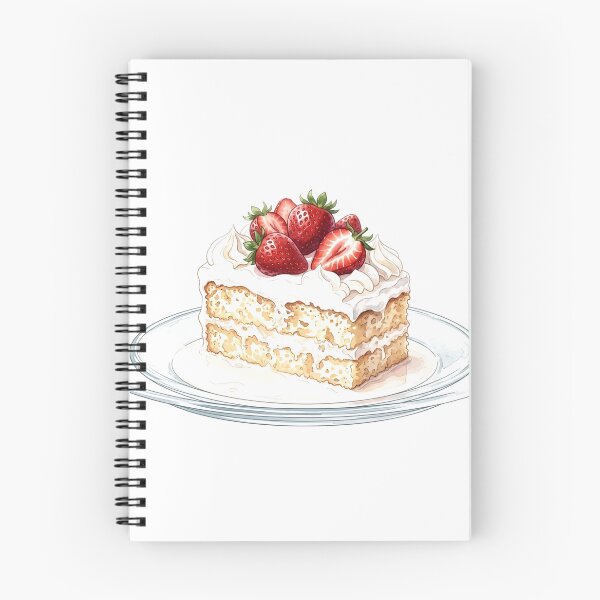 Item preview, Tres Leches Cake Dessert Sticker | Sweet Food Illustration designed and sold by Mathias Yakubu Design.