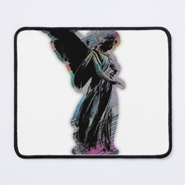 Item preview, Godfident Glitch Angel Statue Christian Streetwear designed and sold by Love Christ Live Life.
