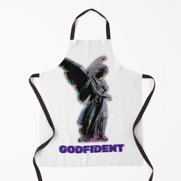 Item preview, Godfident Glitch Angel Statue Christian Streetwear designed and sold by Love Christ Live Life.