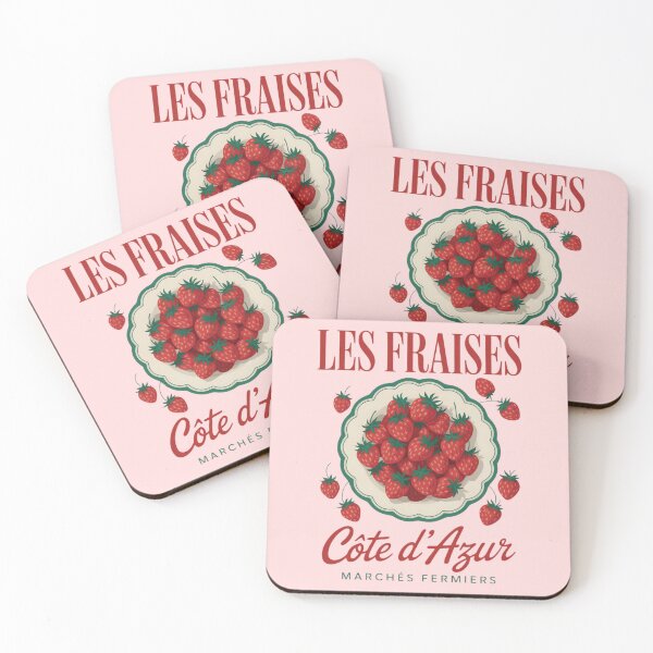 Item preview, Les Fraises Côte d'Azur French Market Design designed and sold by RahniNM.
