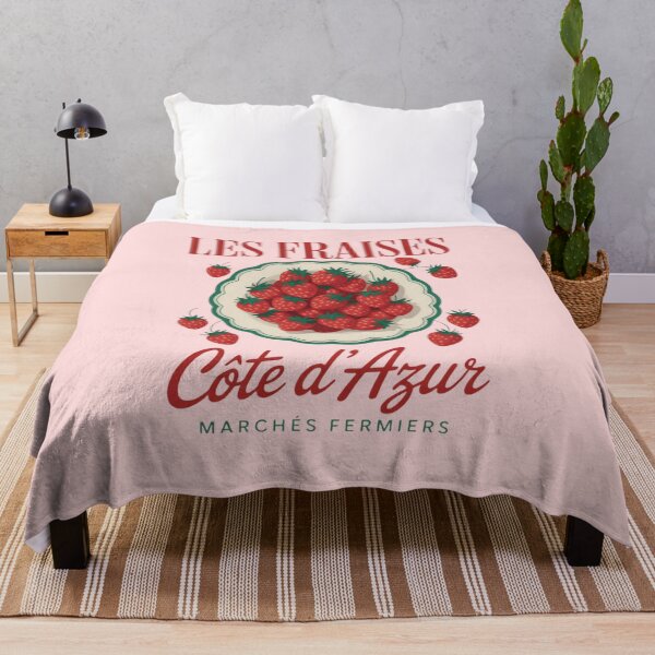 Item preview, Les Fraises Côte d'Azur French Market Design designed and sold by RahniNM.
