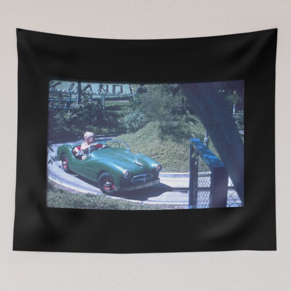 Item preview, Nostalgia : Disneyland Autopia Early 1960's Photographic Print designed and sold by JoyousArt4u.