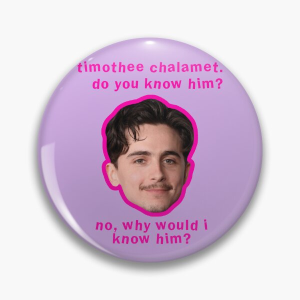 Item preview, timothee chalamet, do you know him? designed and sold by trinketgal.