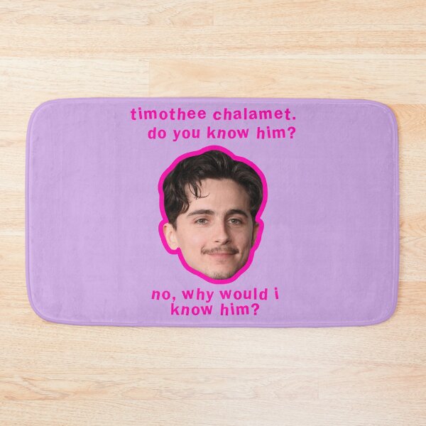 Item preview, timothee chalamet, do you know him? designed and sold by trinketgal.