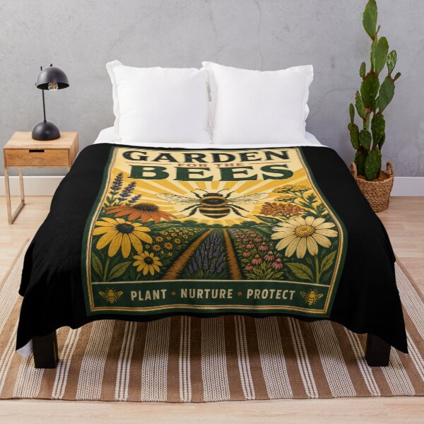 Item preview, Garden for the Bees designed and sold by Sketchlegacy.