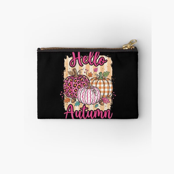 Item preview, Hello Autumn Pink Leopard Pumpkin Trio designed and sold by hidetheyasin.