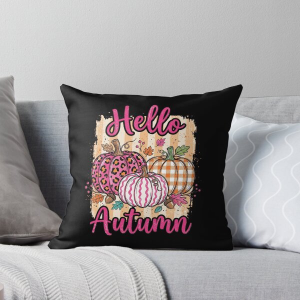 Item preview, Hello Autumn Pink Leopard Pumpkin Trio designed and sold by hidetheyasin.