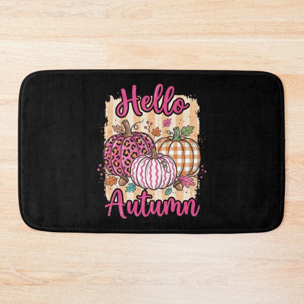 Item preview, Hello Autumn Pink Leopard Pumpkin Trio designed and sold by hidetheyasin.