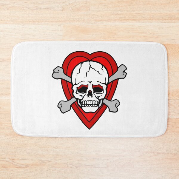 Item preview, Clean Vector Skull and Red Tattoo Heart designed and sold by interdesigner.