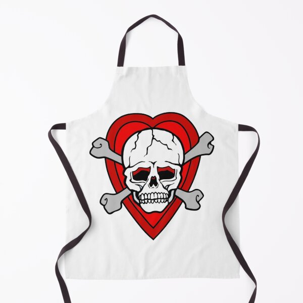 Item preview, Clean Vector Skull and Red Tattoo Heart designed and sold by interdesigner.