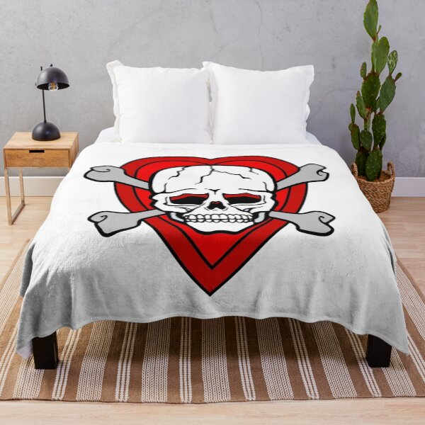 Item preview, Clean Vector Skull and Red Tattoo Heart designed and sold by interdesigner.