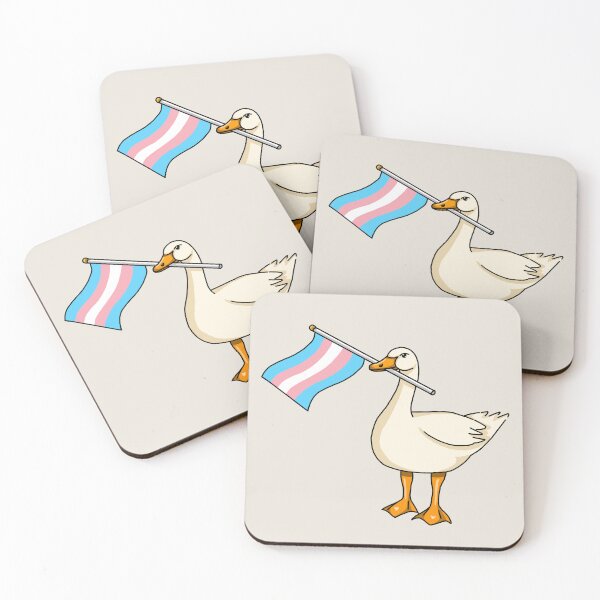Item preview, Pride Goose - Transgender Flag designed and sold by LMaccaMakes.