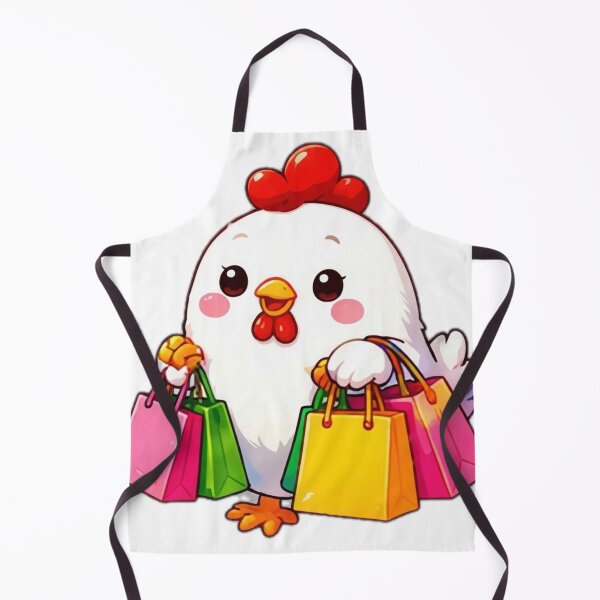 Item preview, Kawaii Shopping Chicken designed and sold by DailyDoodlesBySumbul.