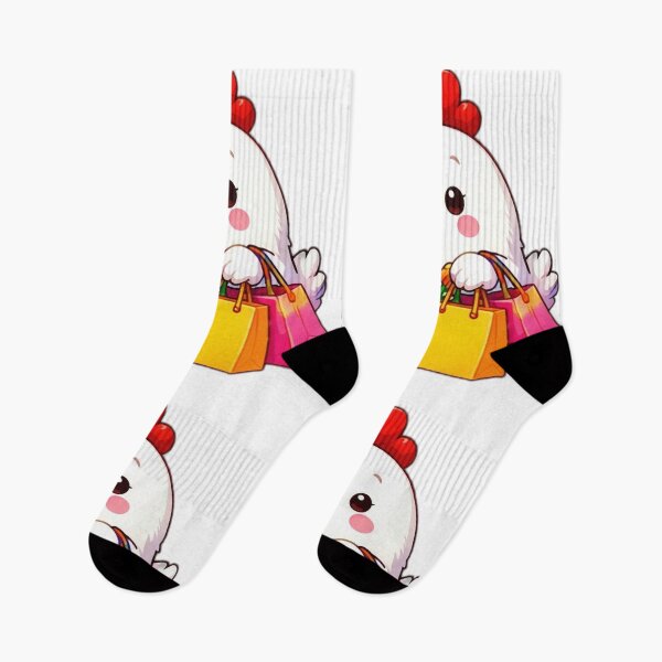 Item preview, Kawaii Shopping Chicken designed and sold by DailyDoodlesBySumbul.