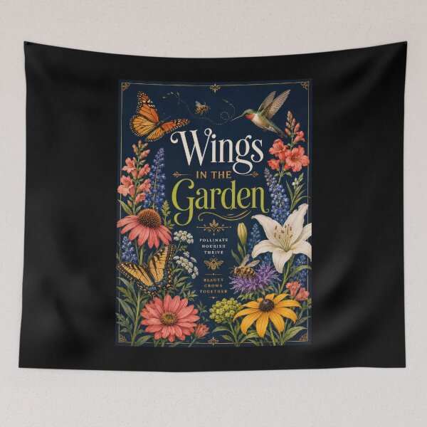 Item preview, Wings in the Garden designed and sold by Sketchlegacy.