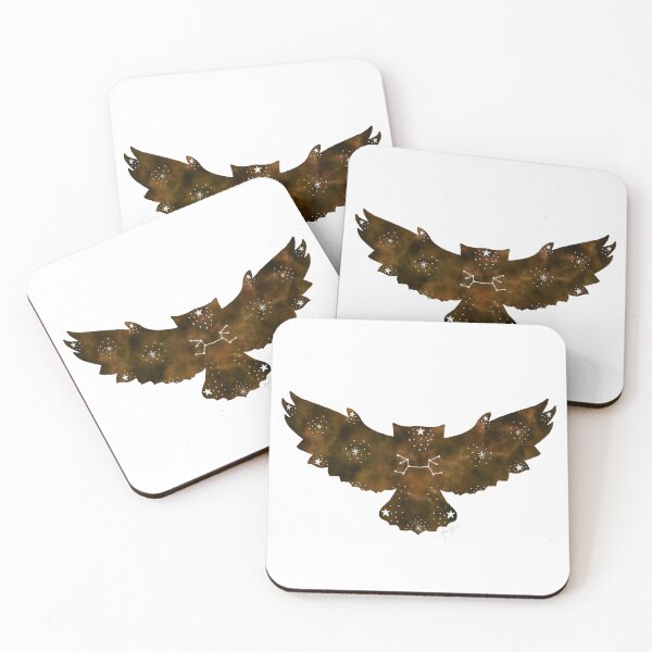 Item preview, Owl constellation watercolor designed and sold by Ana Gorozpe.