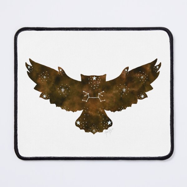 Item preview, Owl constellation watercolor designed and sold by Ana Gorozpe.