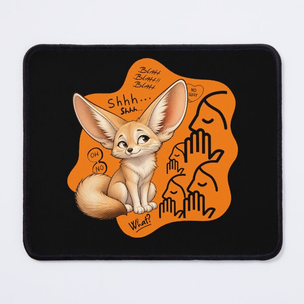 Item preview, Gossip Fennec Fox Cute Funny Big Ears Desert Animal designed and sold by tellia-kallisto.