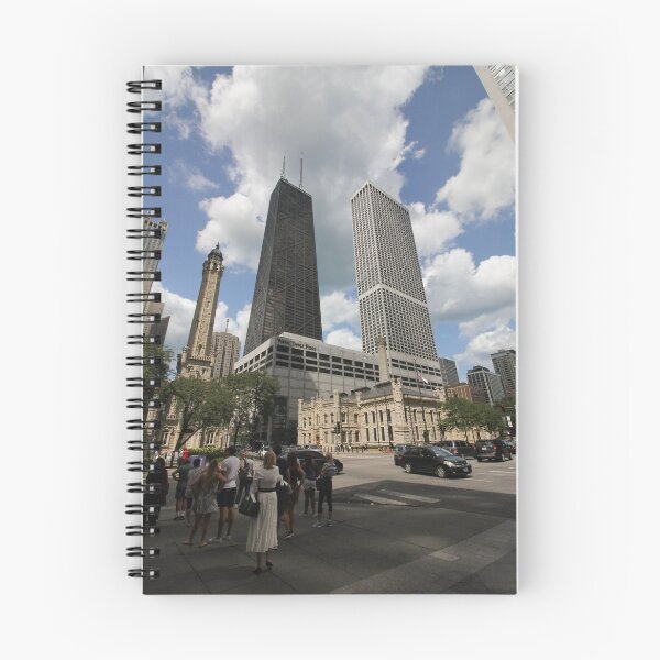 Item preview, Street Activity and Hancock Tower designed and sold by Gary Horner.